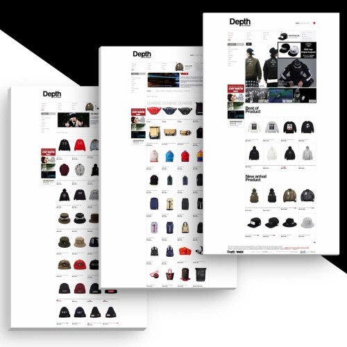 뎁스(depth) - PORTFOLIO 4 페이지 | 광주홈페이지제작-알렉스디자인