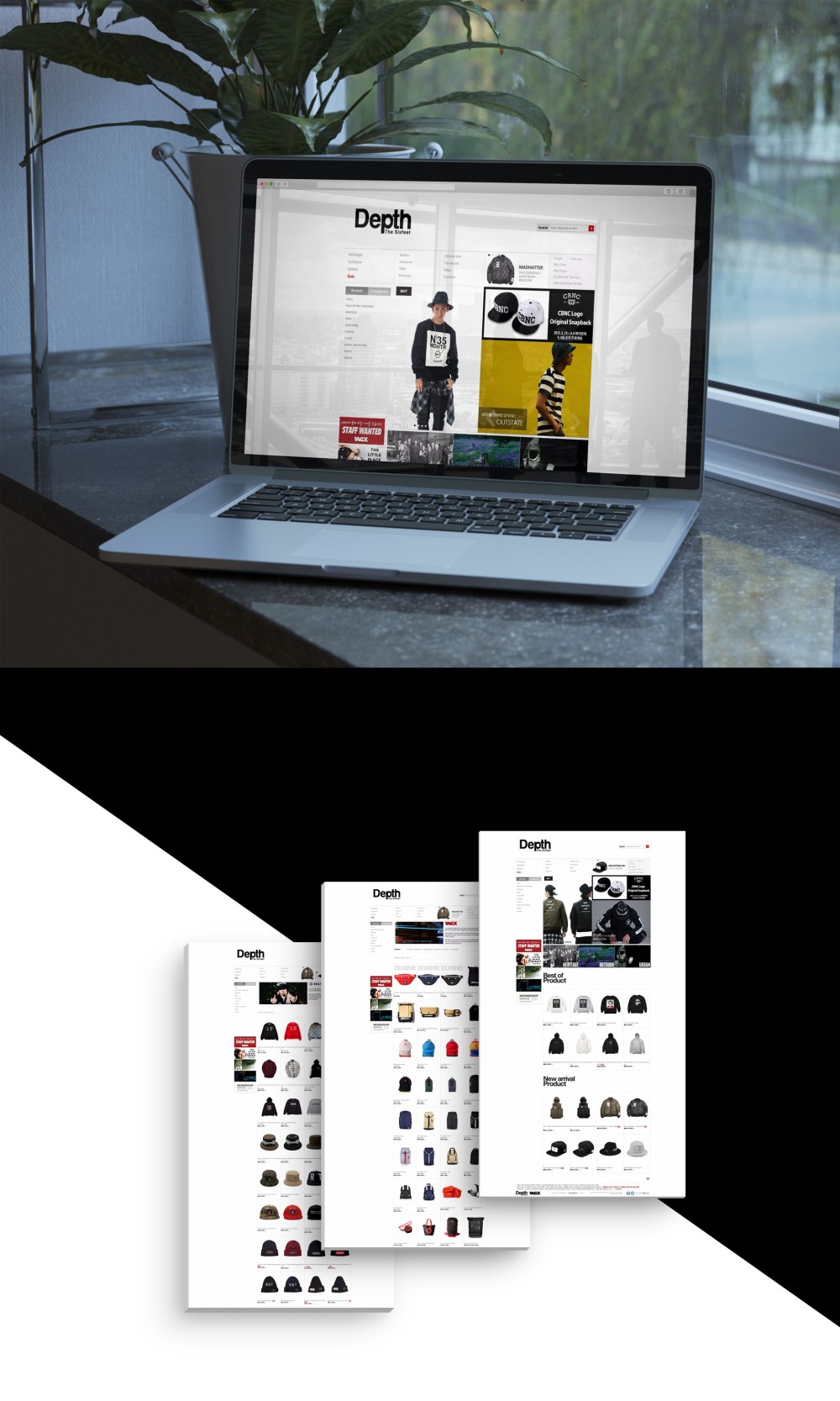 뎁스(depth) &gt; PORTFOLIO - 광주홈페이지제작-알렉스디자인